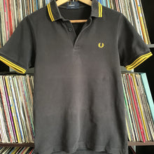 Load image into Gallery viewer, Fred Perry Vintage Polo Size Small Black and Yellow Colour way