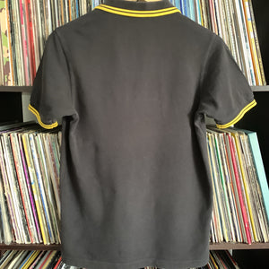 Fred Perry Vintage Polo Size Small Black and Yellow Colour way