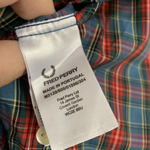 Load image into Gallery viewer, Fred Perry Vintage Check Shirt Size 44 Large to XL