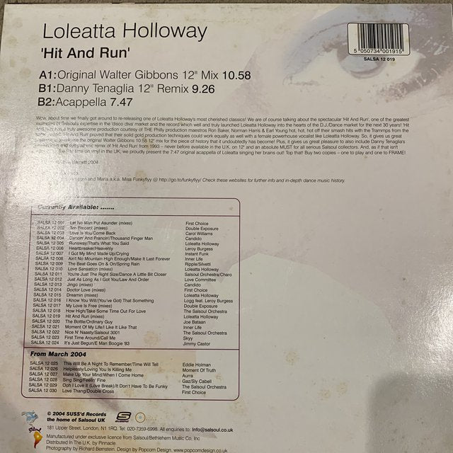 Loleatta Holloway “Hit And Run”