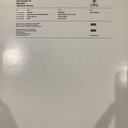 Hed Kandi Sampler Feat Afterlife, Lazy Grace, Craig Jenson & Fuel