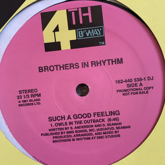 Brothers in Rhythm “Such A Good Feeling”