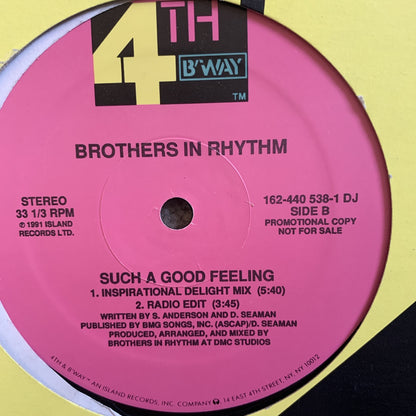 Brothers in Rhythm “Such A Good Feeling”