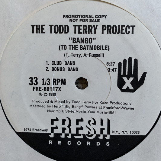 Todd Terry “Bango (To The Batmobile)”