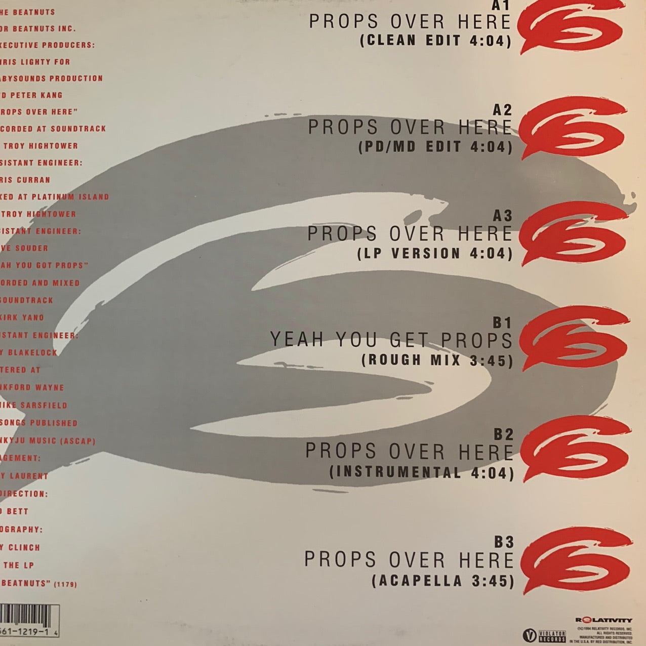The Beatnuts “Props Over Here”