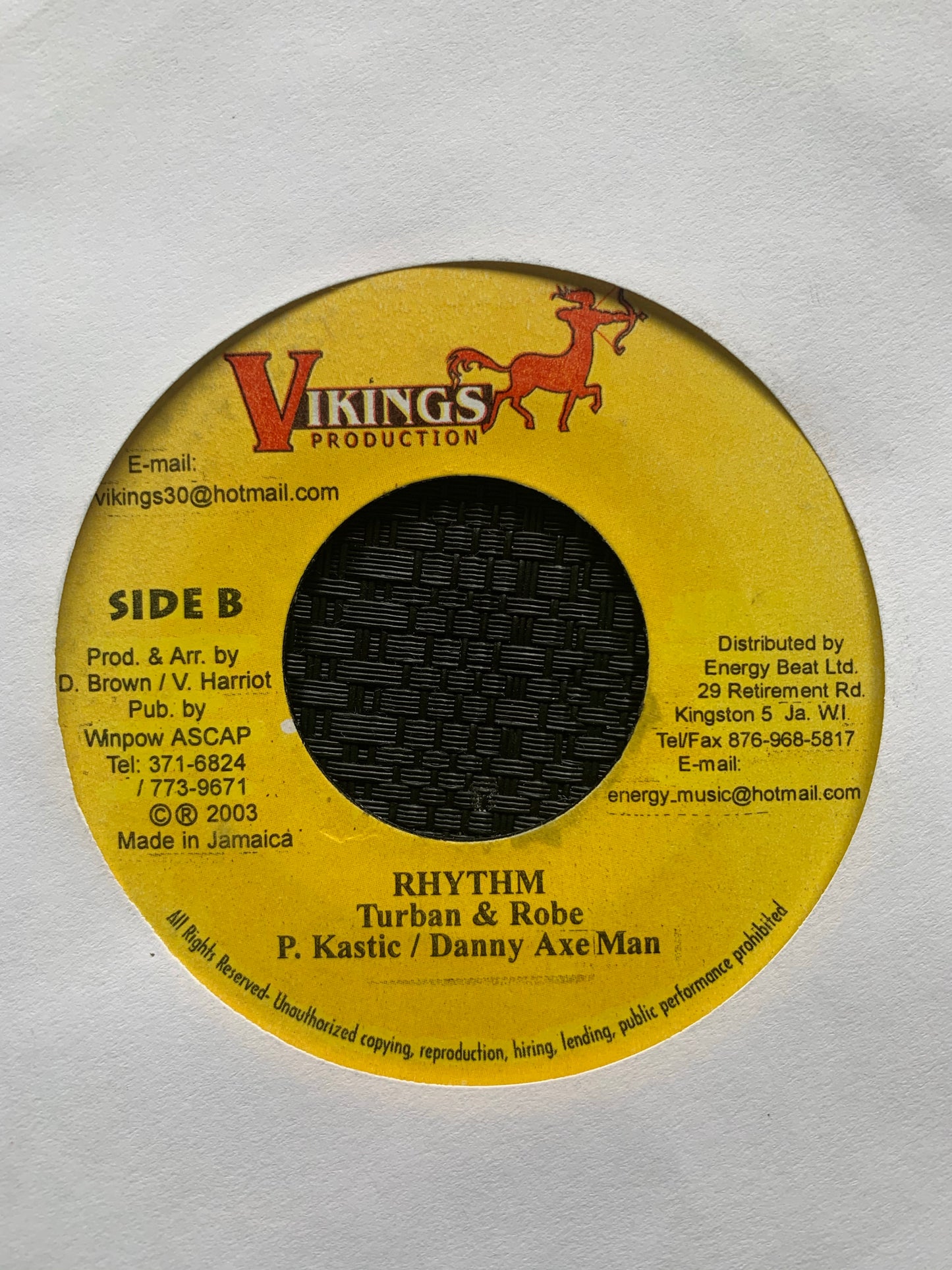 Sizzla “Dam Rude” 2 Track 7inch Vinyl