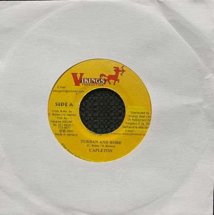 Capleton “Turban And Robe” 2 Track 7inch Vinyl