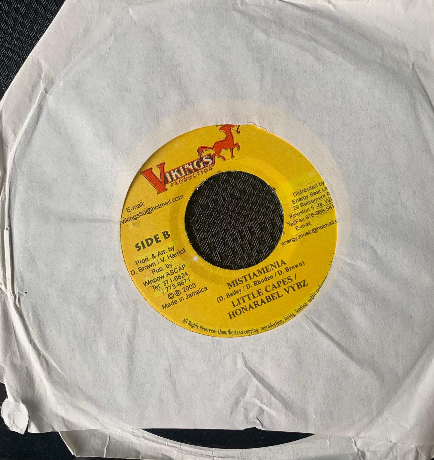 Capleton “Give Har Goodie” 2 Track 7inch Vinyl