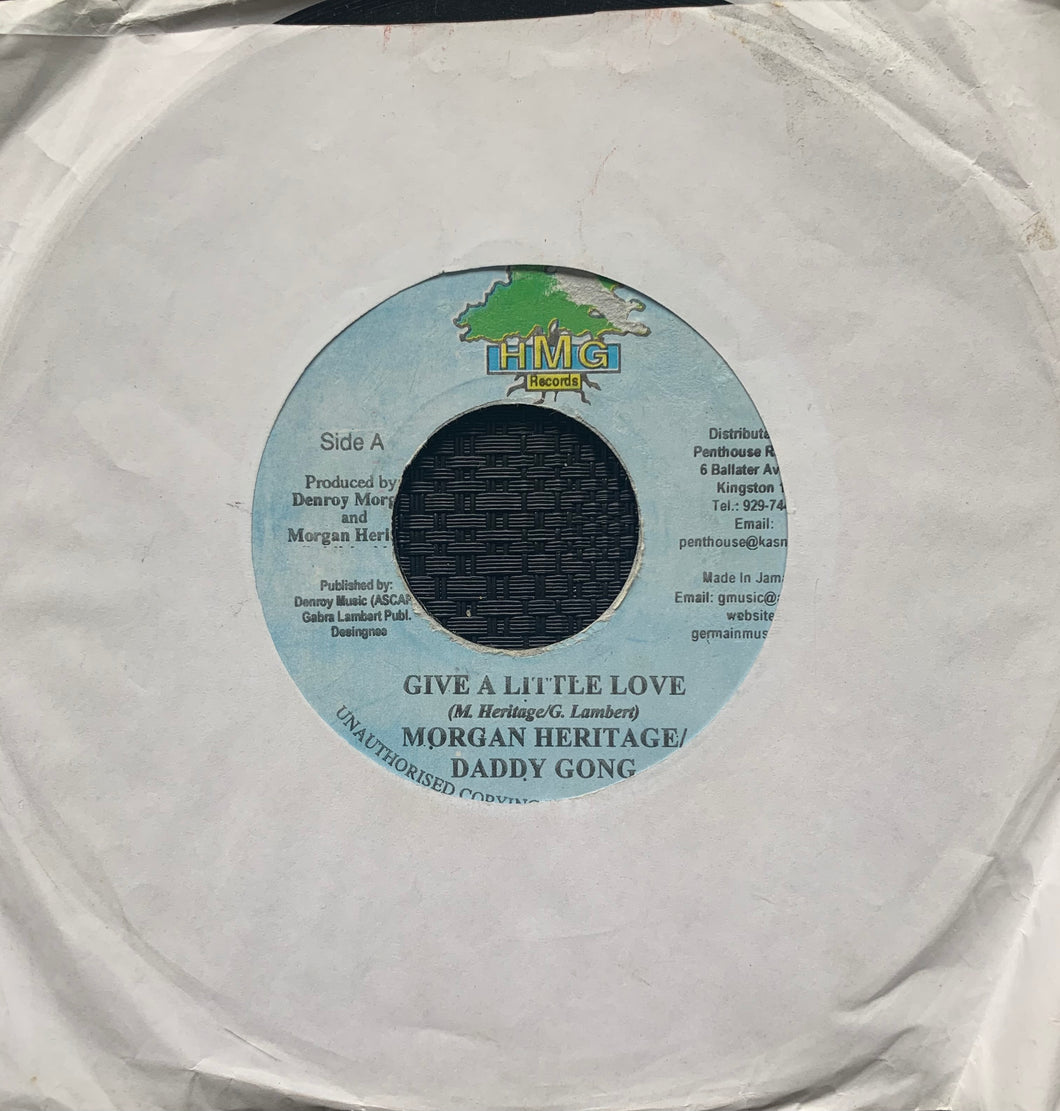 Morgan Heritage “Give A Little Love” 2 Track 7inch Vinyl