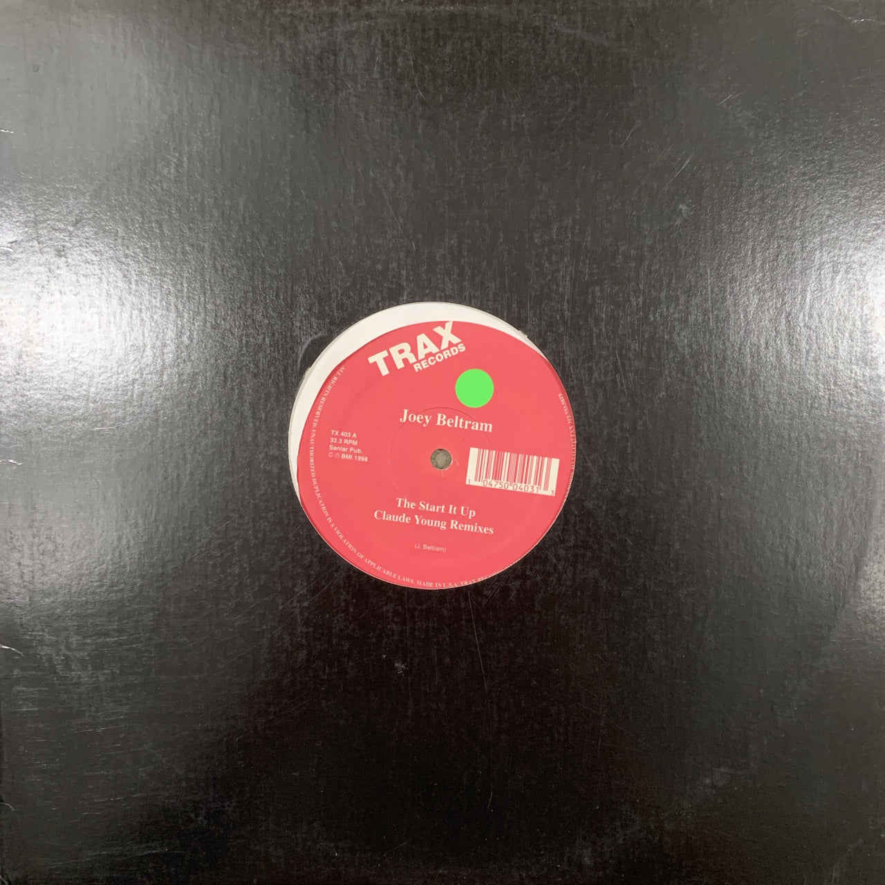 Joey Beltram “The Start Up” Claude Young Remixes