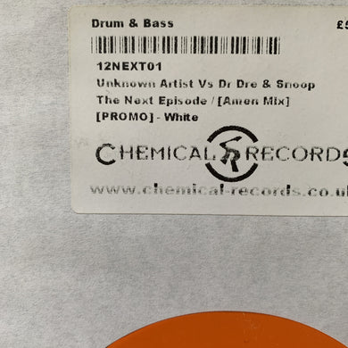 Dr Dre & Snoop Dogg “The Next Episode” Jungle Mixes white label promo