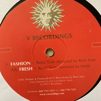 Roni Size “Fashion” / “Fresh” Remixes by Roni Size & Mask