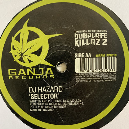 DJ Hazard “Use Your Brain” / “Selector”