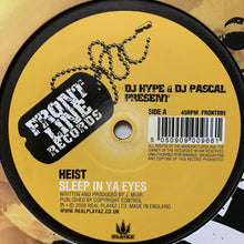 Load image into Gallery viewer, DJ Hype &amp; Pascal present Heist “Sleep In Ya Eyes” / “Spiders Ville”