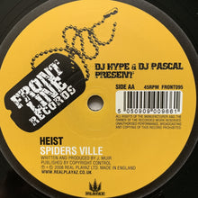 Load image into Gallery viewer, DJ Hype &amp; Pascal present Heist “Sleep In Ya Eyes” / “Spiders Ville”