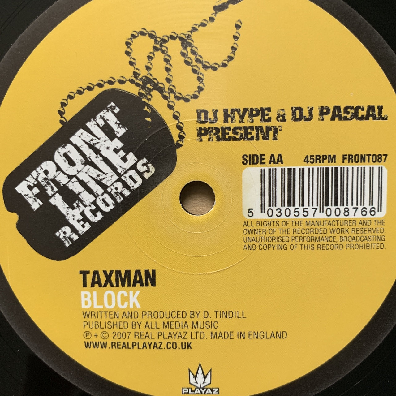 DJ Hype & Pascal present Taxman “Too Bad VIP” / “Block”
