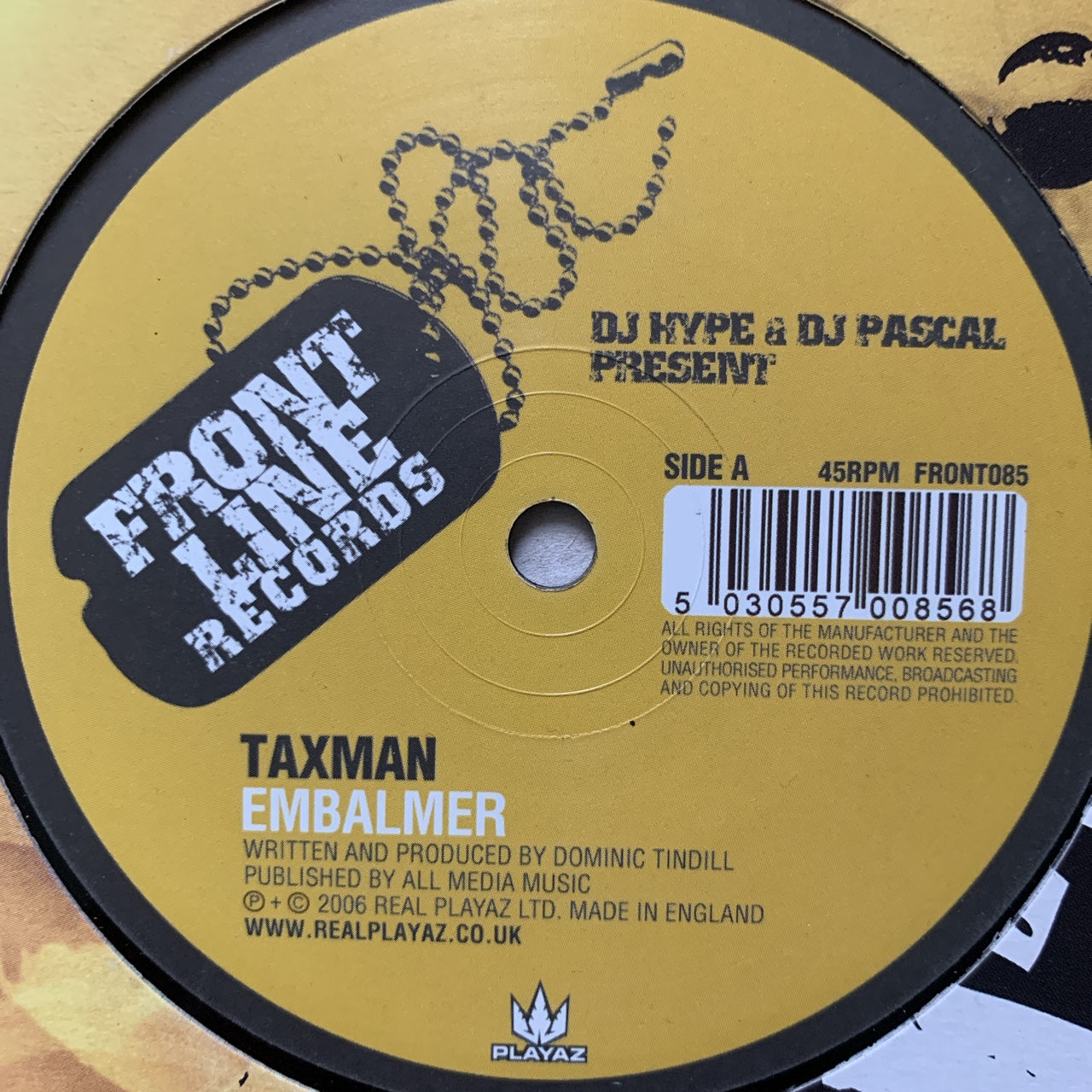 Dj Hype & Pascal presents Taxman “Embalmer” / “Spaceman”