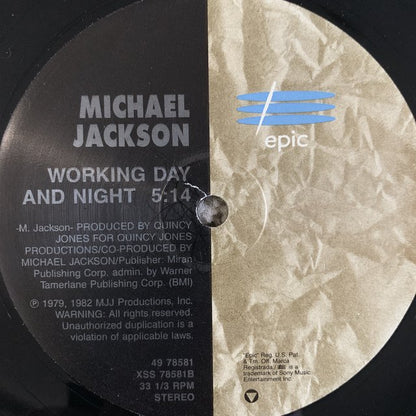 Michael Jackson “Beat it” / “Working Day and Night”