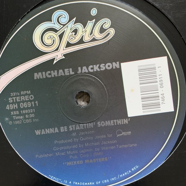 Michael Jackson “Don’t Stop Til you Get Enough” / “Wanna Be Startin’ Something”