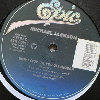 Michael Jackson “Don’t Stop Til you Get Enough”