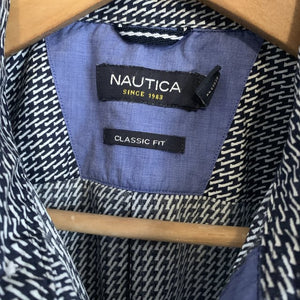 Nautica Short Sleeve Summer Shirt Size Small will fit Medium