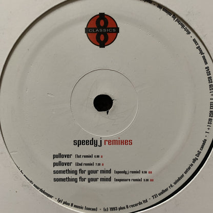 Speedy J 8071H “Pullover” Remixes Plus 8 Records