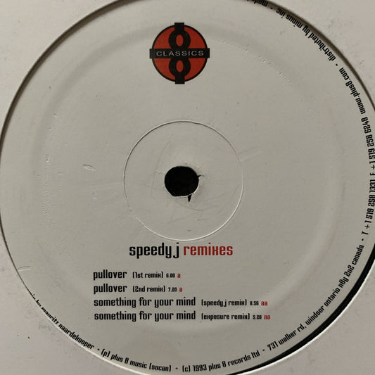 Speedy J 8071H “Pullover” Remixes Plus 8 Records