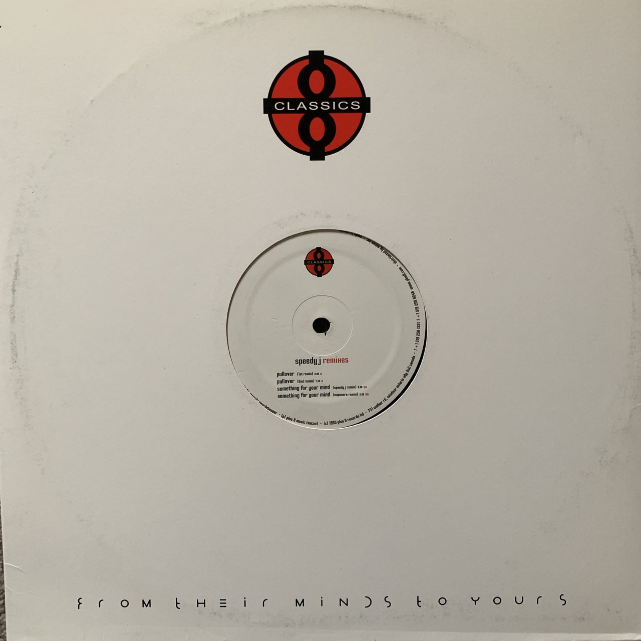 Speedy J 8071H “Pullover” Remixes Plus 8 Records