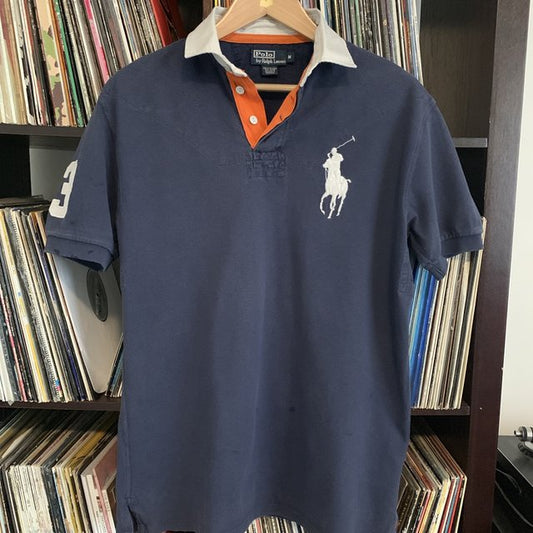 Polo Ralph Lauren Blue Rugby Shirt