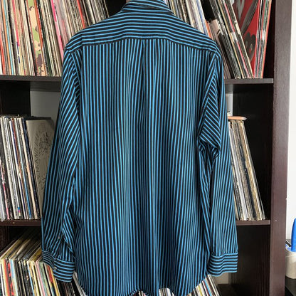 Pringle Of Scotland 100% Cotton Button Down Collar Shirt Size Large