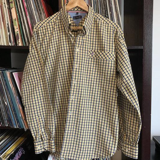 Paul Smith Yellow Blue Gingham Check Shirt