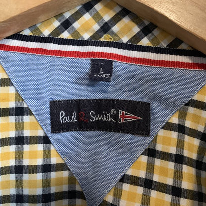Paul Smith Yellow Blue Gingham Check Shirt