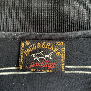 Paul & Shark 100% Cotton Striped Polo Shirt Size XXL
