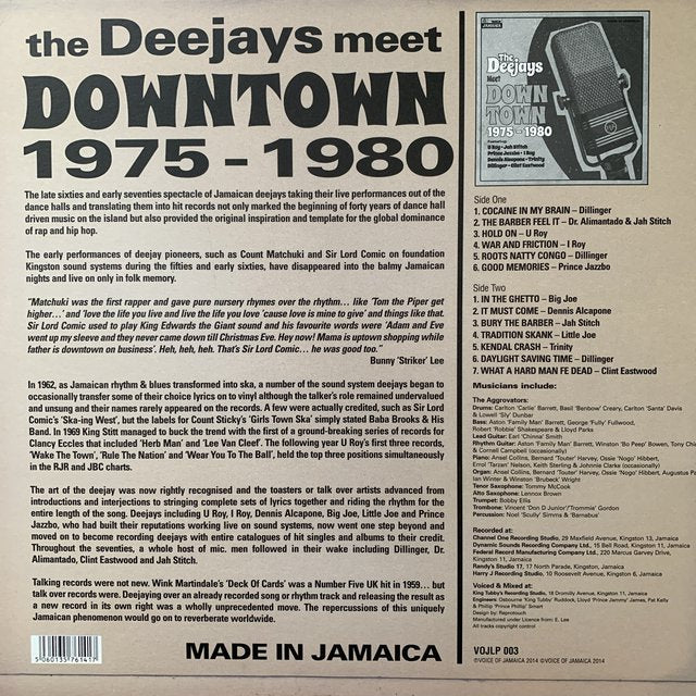 Reggae Compilation ‘The Deejays meet Down Town