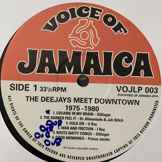 Reggae Compilation ‘The Deejays meet Down Town