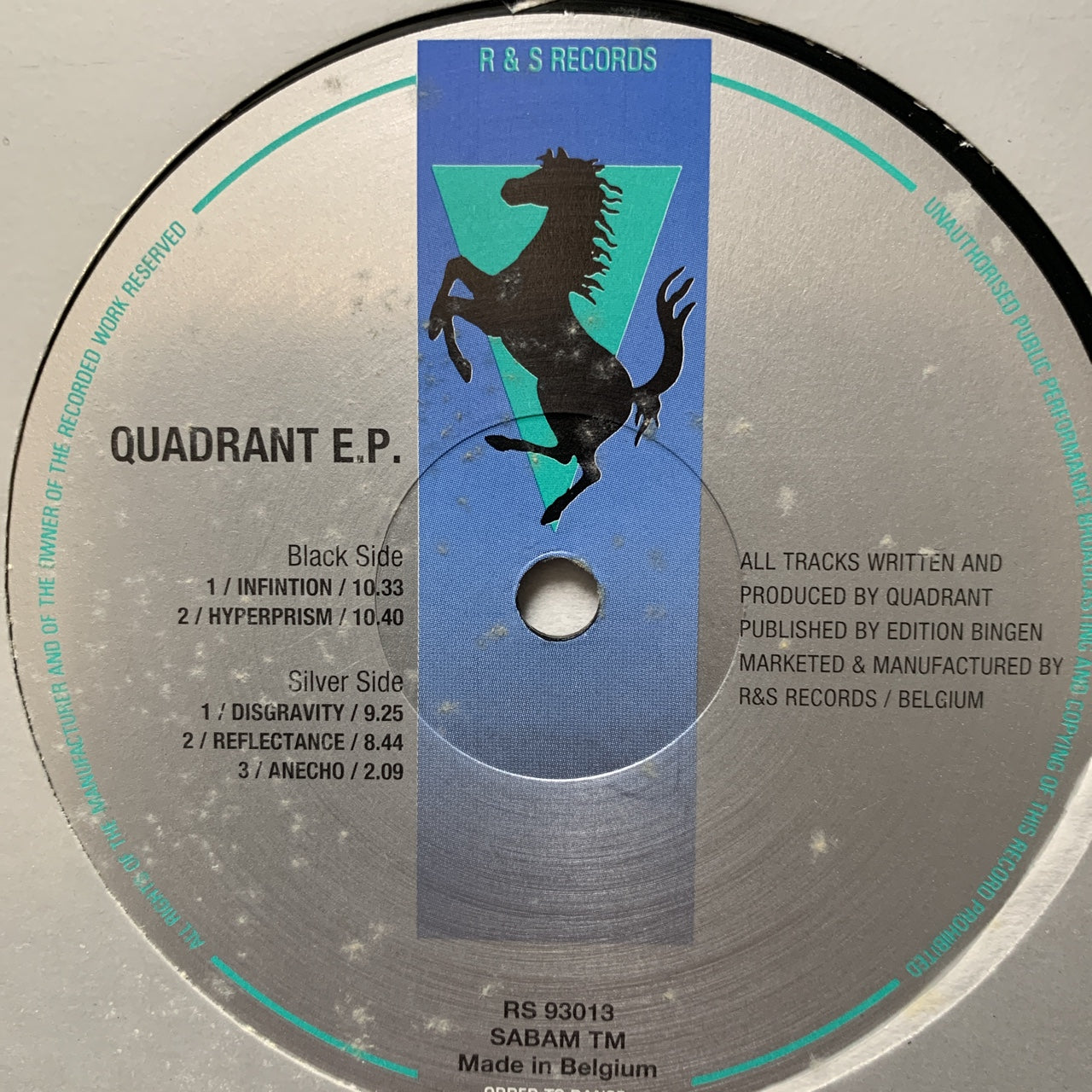 Quadrant EP 5 Track 12inch Vinyl Single on R & S