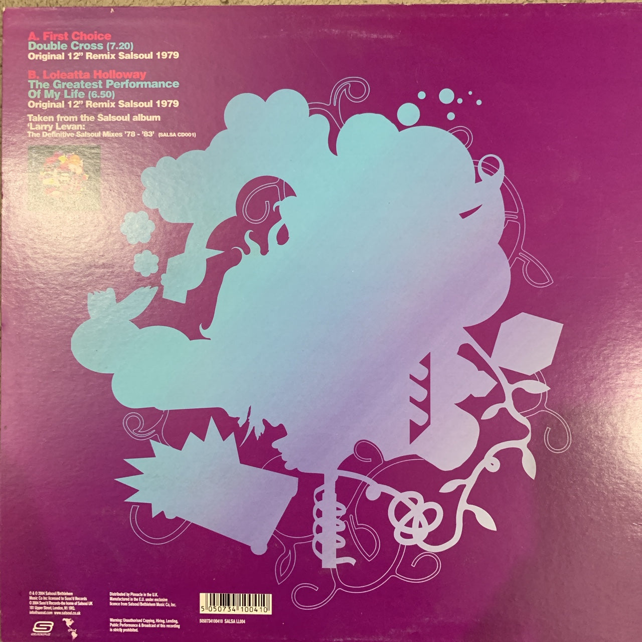 Larry Levan 12inch Limited Edition Series with First Choice