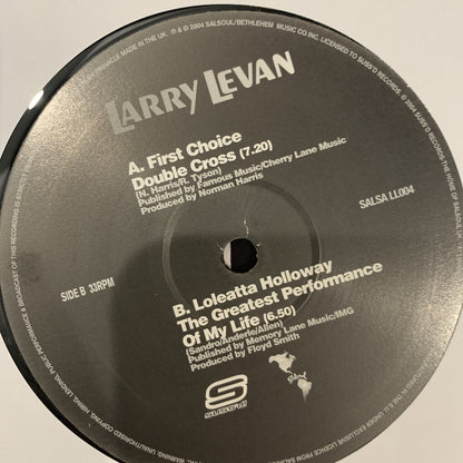 Larry Levan 12inch Limited Edition Series with First Choice