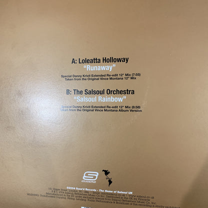 Danny Krivit 12inch Re Edit Series Loleatta Holloway and The Salsoul Orchestra