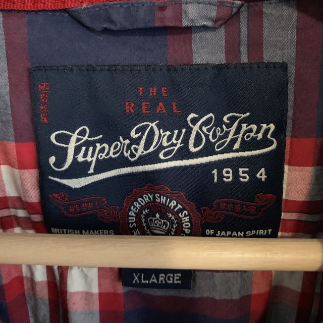 Superdry Short Sleeve 100% Cotton Shirt Size XL