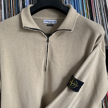 Stone Island Vintage zip front Knit Size XL Made In Italy