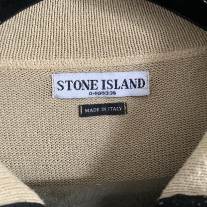 Stone Island Vintage zip front Knit Size XL Made In Italy
