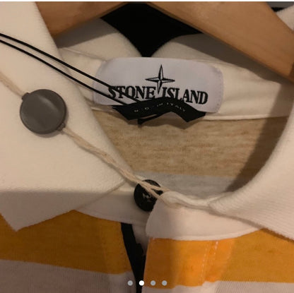 Stone Island Marina Long Sleeve Polo Shirt Size Large Brand-new