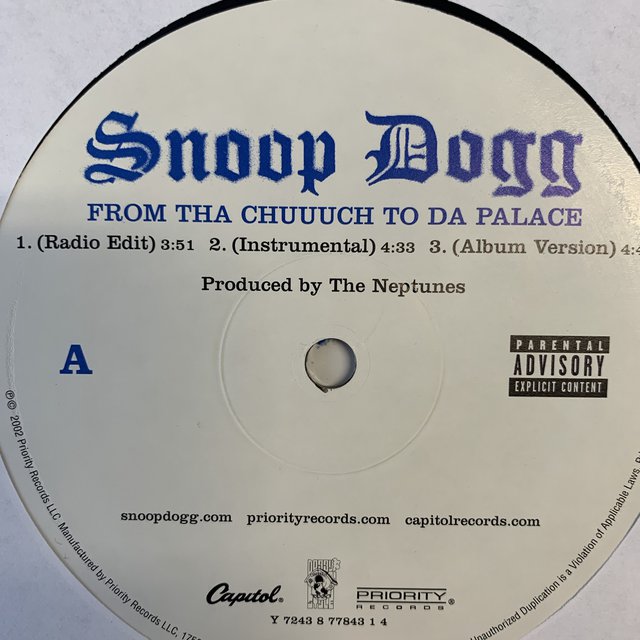 Snoop Dogg “From Tha Chuuuch To Da Palace”