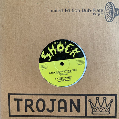 Trojan Records Limited Edition 10inch Dub-Plate, Peter Tosh “Here comes the Judge”