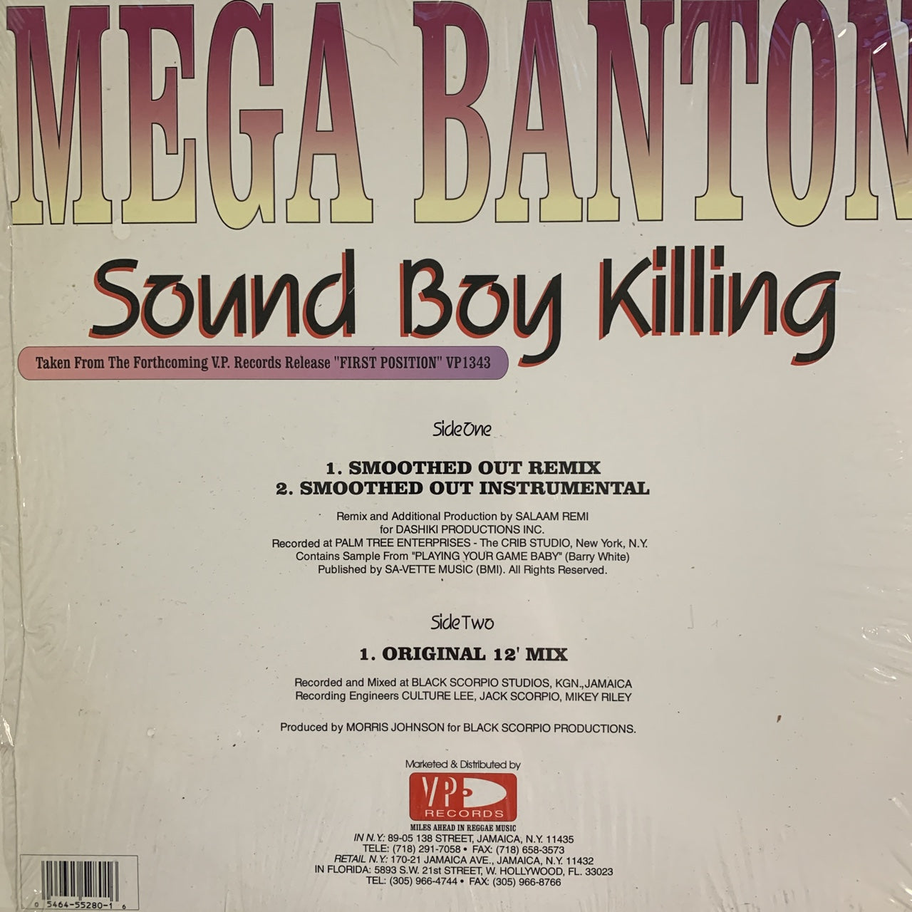 Mega Banton “Sound Boy Killing”