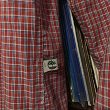 Load image into Gallery viewer, Timberland 100% Cotton Red Blue Check Shirt Size Small Regular Fit