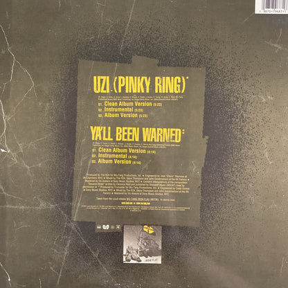 Wu-Tang Clan “Uzi (Pinky Ring)” / “Y’all Been Warned”