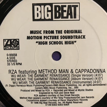 RZA Feat Method Man & Cappadonna “Wu-Wear” / “Get Down For Mine”